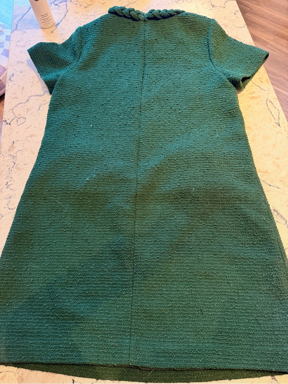 Poshmark Jackie Dress Tweed Emerald Green - Picture 2 of 3